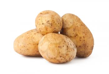 Royalty Free Photo of a Group of Potatoes