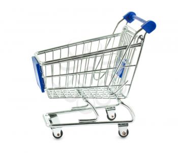 Royalty Free Photo of an Empty Shopping Cart