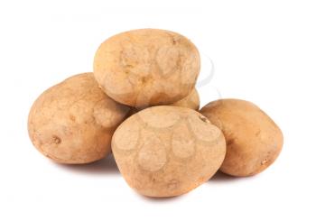 Royalty Free Photo of a Heap of Ripe Potatoes