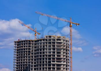 Royalty Free Photo of a Building Construction Site