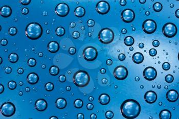 Royalty Free Photo of a Closeup of a Water Drop Background