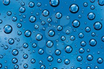 Royalty Free Photo of a Closeup of a Water Drops Background