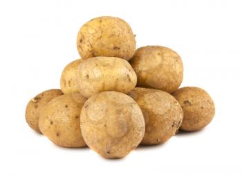 Royalty Free Photo of a Bunch of Ripe Potatoes