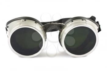 Royalty Free Photo of a Pair of Retro Welding Glasses