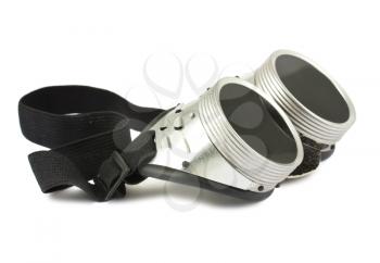 Royalty Free Photo of a Pair of Retro Welding Goggles