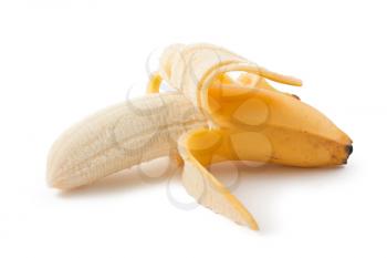 Royalty Free Photo of a Peeled Banana