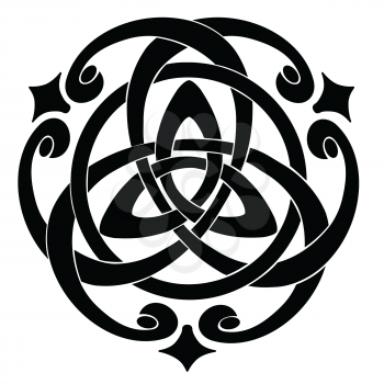 Royalty Free Clipart Image of a Celtic Knot