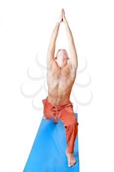 Royalty Free Photo of a Man Doing Yoga