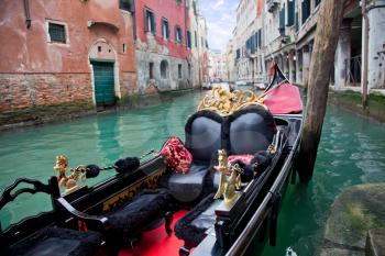 Royalty Free Photo of a Gondola in Venice