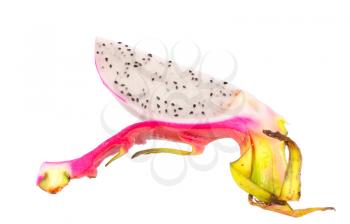 Royalty Free Photo of a Slice of Dragon Fruit