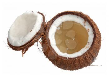 Royalty Free Photo of a Opened Coconut