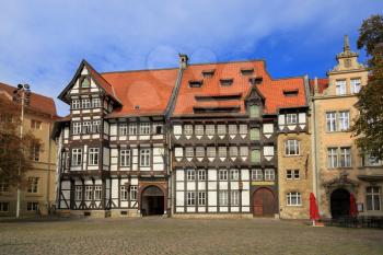 Old timbered houses in Braunschweig, Germany
