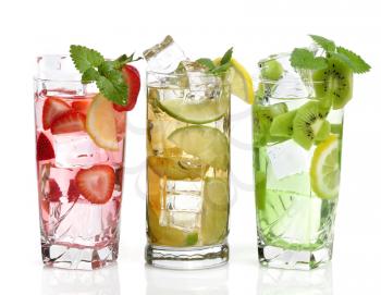 Royalty Free Photo of Fruity Drinks