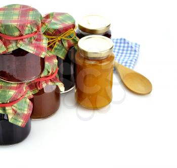 Royalty Free Photo of an Assortment of Homemade Jam