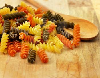 Royalty Free Photo of Colorful Pasta