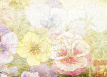 Royalty Free Photo of Old Floral Paper