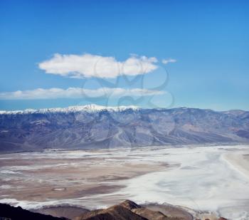 Death Valley National Park, California ,USA.Badwater basin  from Dante's View