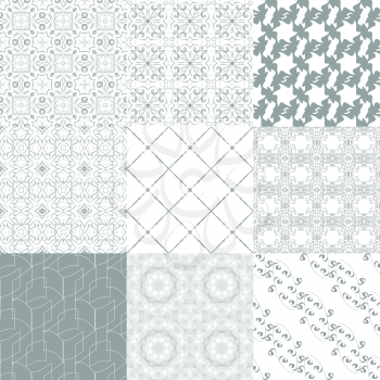 Vector of Seamless Patterns set. eps 8