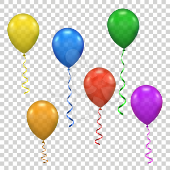 Vector ballon for party or birthday. colorful illustration