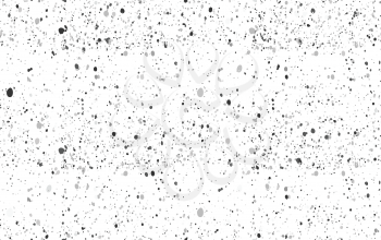 Dots and stains on white.Hand drawn with ink seamless background. Fabric design. Textile collection.Seamless pattern with rough inked strokes.
