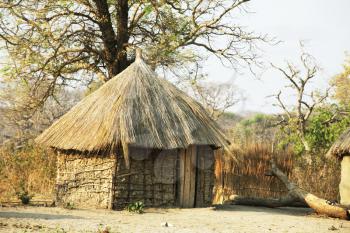 Royalty Free Photo of an African Hut