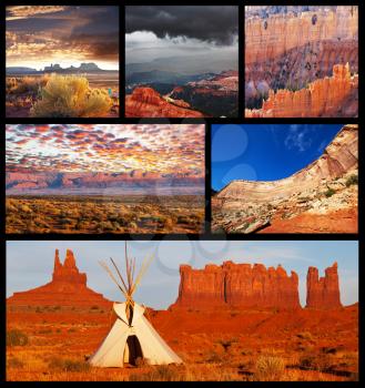 Royalty Free Photo of an American Landscape Collage