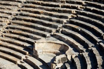 Royalty Free Photo of a Roman Amphitheatre in Turkey