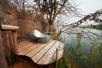 Royalty Free Photo of a Bathroom in Africa