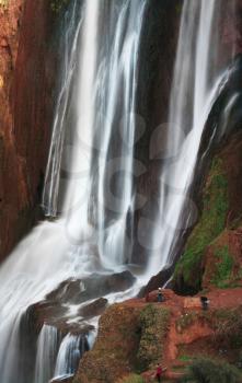 Royalty Free Photo of Ouzoud Falls in Morocco Africa