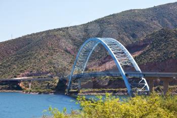 The Gila river bridge 