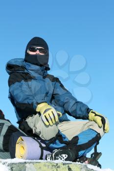 Royalty Free Photo of a Mountain Climber