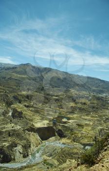 Royalty Free Photo of Peruvian Canyon Colca in Andes