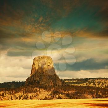 Royalty Free Photo of The Devil's Tower