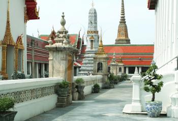 Royalty Free Photo of a Gold Palace in Bangkok, Thailand 