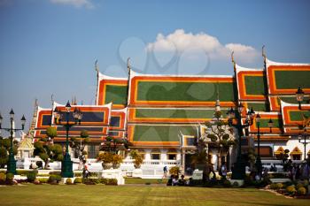 Royalty Free Photo of the Gold Palace in Bangkok, Thailand