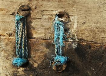 Royalty Free Photo of Tied Ropes