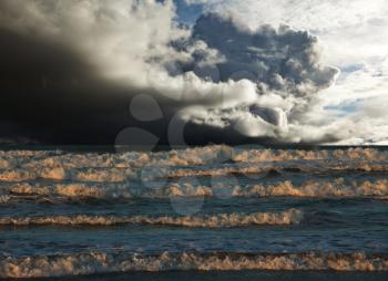 Royalty Free Photo of a Sea Storm