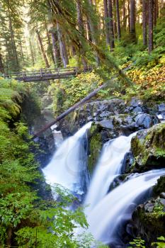 Royalty Free Photo of Sol Duc Waterfall