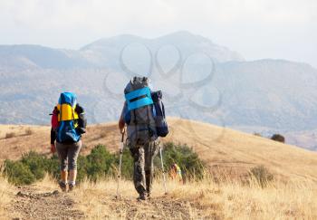 Royalty Free Photo of Backpackers
