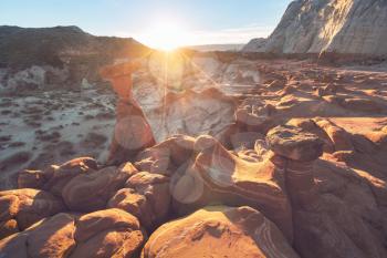Unusual Sandstone formations in Utah, USA