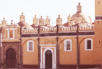 Catholic church in Mexico. Travel concept