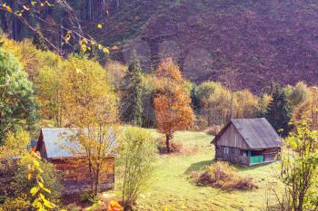 Rural landscapes in autumn season