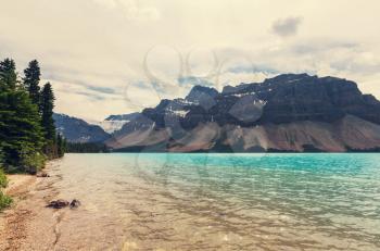 Bow Lake, Icefields Parkway, Banff National Park, Canada