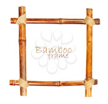Royalty Free Photo of a Bamboo Frame