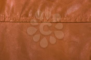 Royalty Free Photo of a Brown Leather Texture