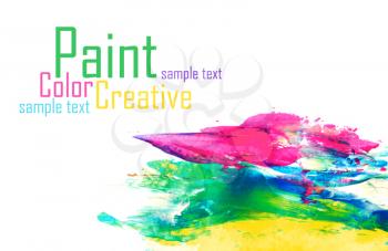 Royalty Free Photo of Colourful Paint