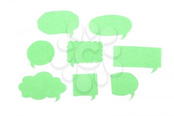 Royalty Free Photo of a Bunch of Speech Bubbles