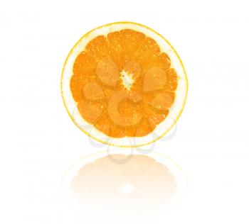 Royalty Free Photo of a Slice of Orange