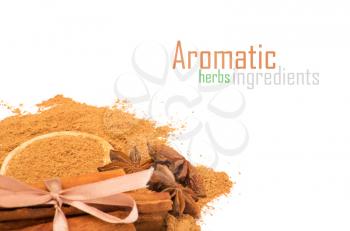 Aromatic ingredients. Dry spices and herbs.