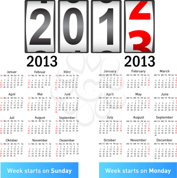Royalty Free Clipart Image of a Calendar